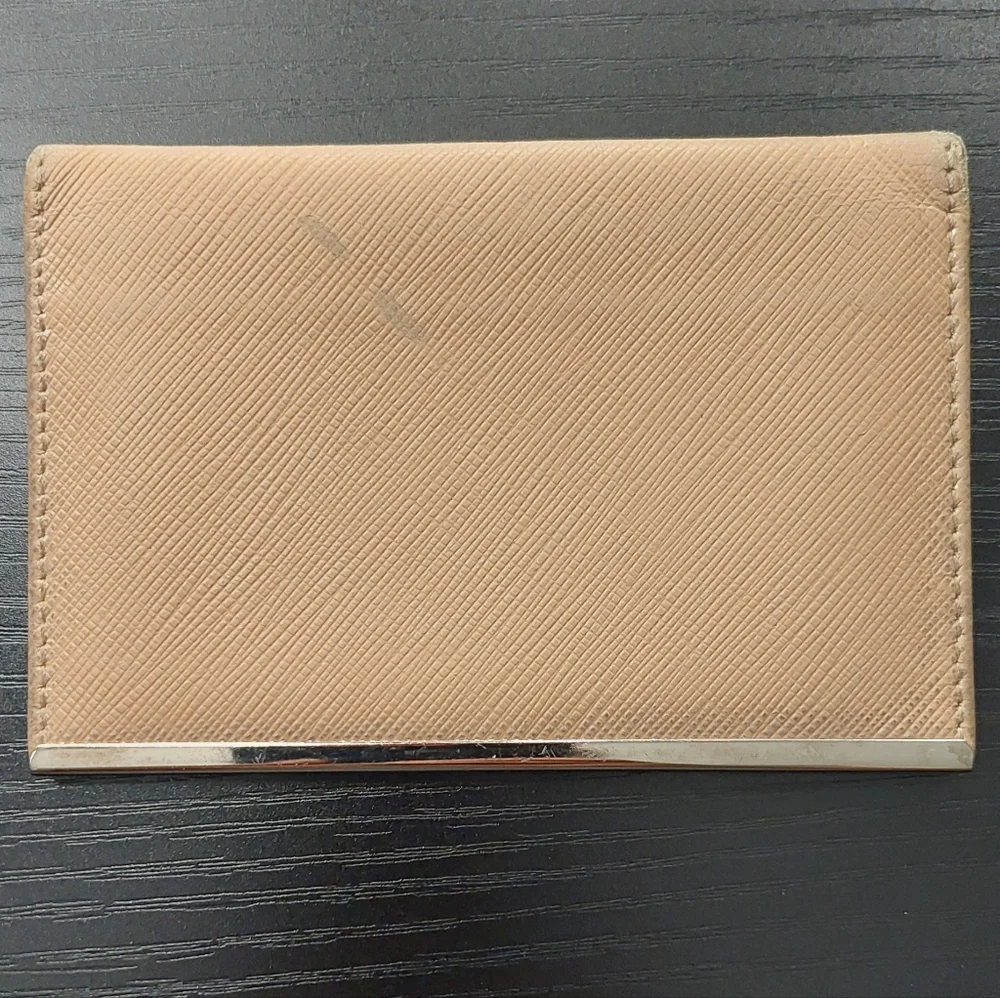 Salvatore Ferragamo Light Tan Card Holder/Wallet - Picture 2 of 8